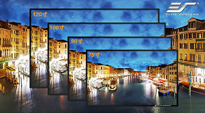 这里有多个size的激光影院，总有一款适合你！