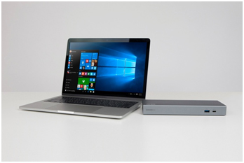 配有充电器的ATEN 宏正ThunderboltTM3多端口共享设备