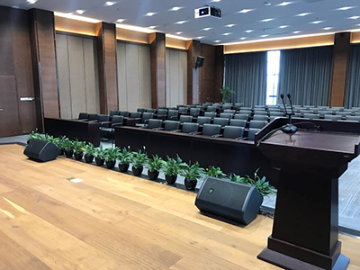 湖南三德科技新报告厅选用JBL PRX800W扬声器系统