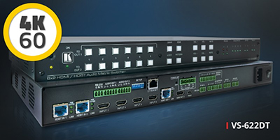 克莱默VS-622DT——带有房间自动化功能的一体化演示系统