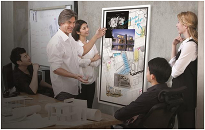 更高效的多屏协作,三星商显带来全新会议体验