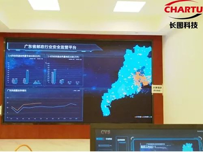 CHARTU长图助力广东省邮政管理局安全监管平台建设