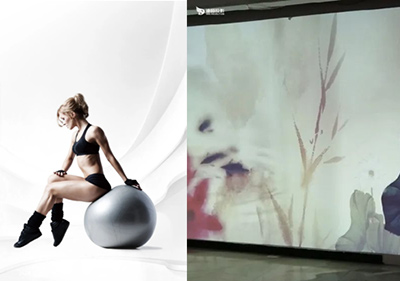 趣味健身,智能投影——沉浸式瑜伽房