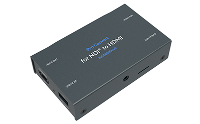 美乐威Pro Convert解码器新增对NDI|HX的支持