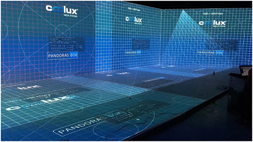 科视Christie DS系列激光投影机和潘多拉魔盒协助北京某科技园实现高度沉浸式 CAVE 展示