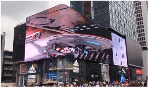 户外LED屏如何实现裸眼3D效果？