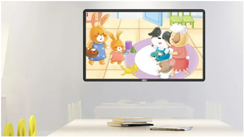 论AOC触控显示大屏作为幼教机，在教育行业中的应用优势