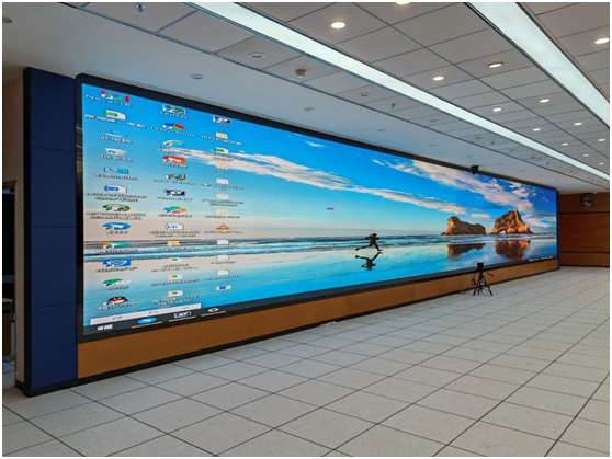 彩易达高清LED小间距效力佛山市某综合指挥中心!