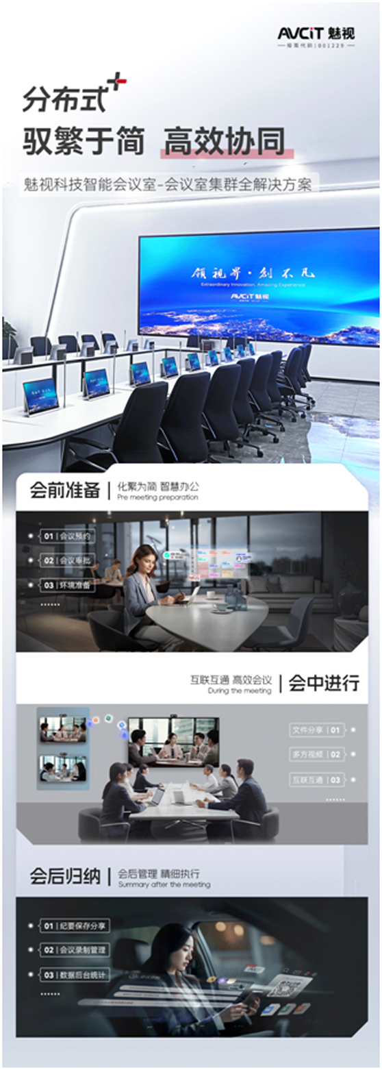 魅视智能会议室解决方案，驭繁于简 高效协同